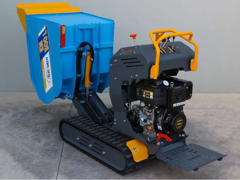 EuroMech EM500L-Dump - Motocarriola cassone dumper idraulico 500Kg