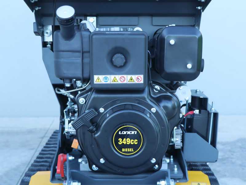 Motocarriola EuroMech EM500L-Dump - Cassone dumper idraulico 500 kg