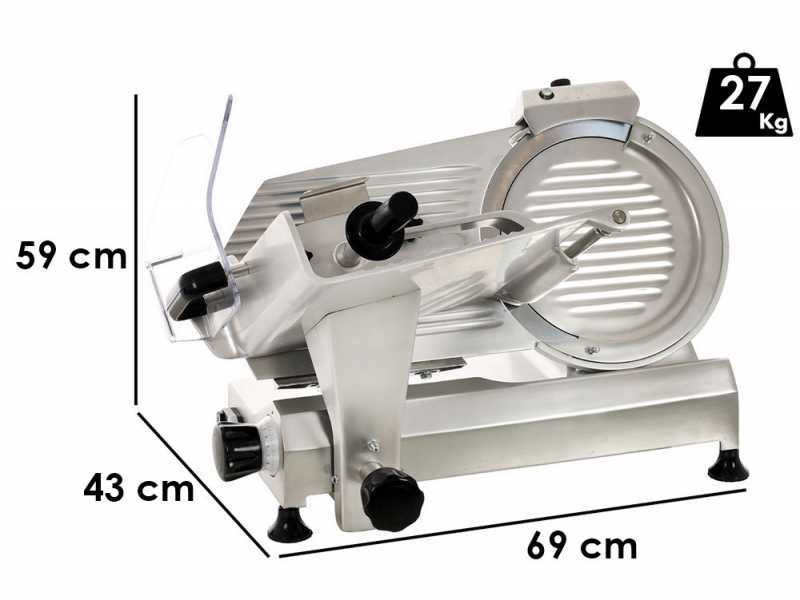 FAC F300CL - Affettatrice a gravit&agrave; - CE Professionale - in alluminio anodizzato