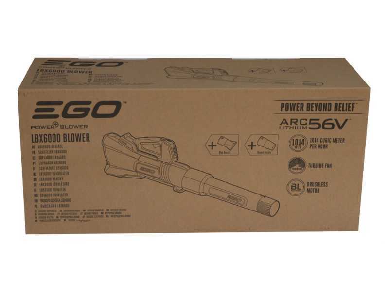 EGO LBX6000 - Soffiatore a batteria - SENZA BATTERIE E CARICABATTERIE