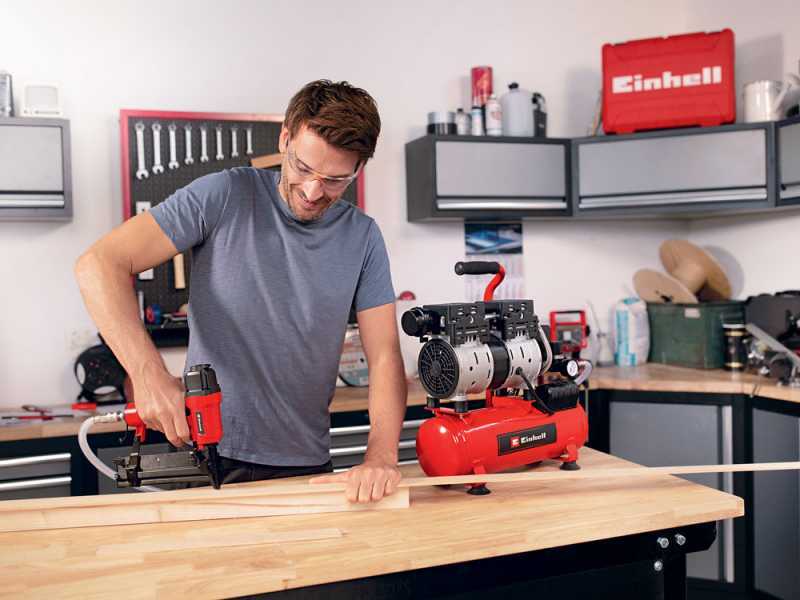 Einhell TE-AC 6 Silent - Compressore aria elettrico silenziato