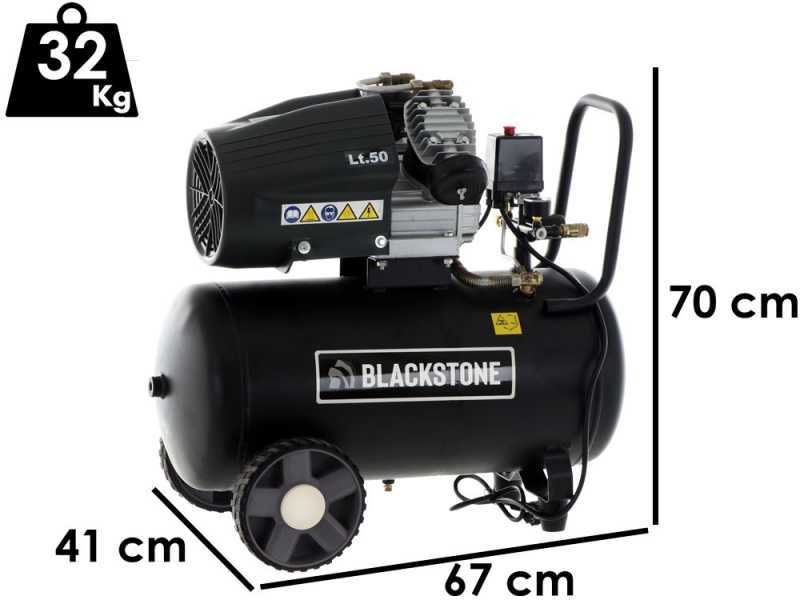BlackStone LBC 50-30V - Compressore aria elettrico - Serbatoio da 50 lt - motore 3 HP