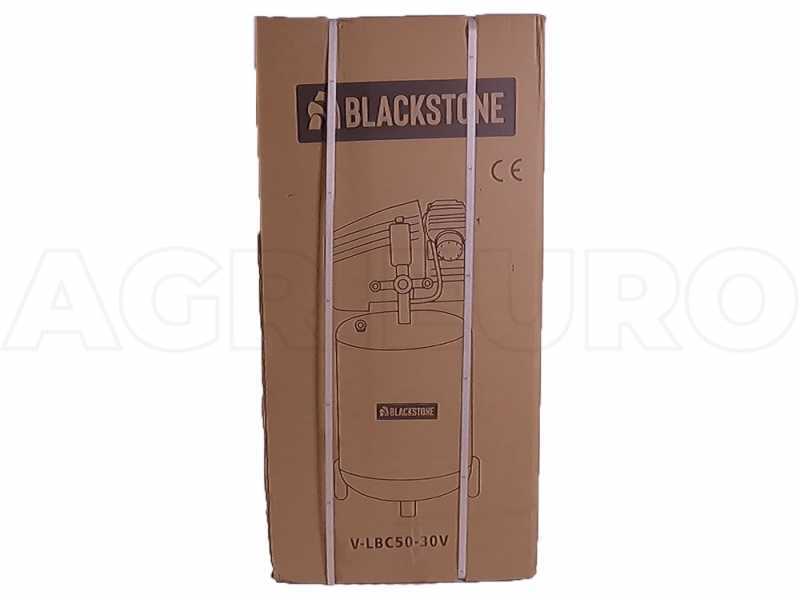 BlackStone V-LBC 50-30V - Compressore aria elettrico carrellato verticale - motore 3 HP - 50 lt aria compressa