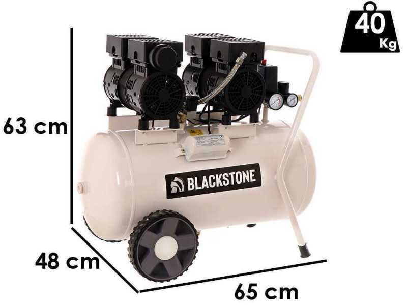 BlackStone SBC 50-20 - Compressore aria elettrico silenziato - 2 HP