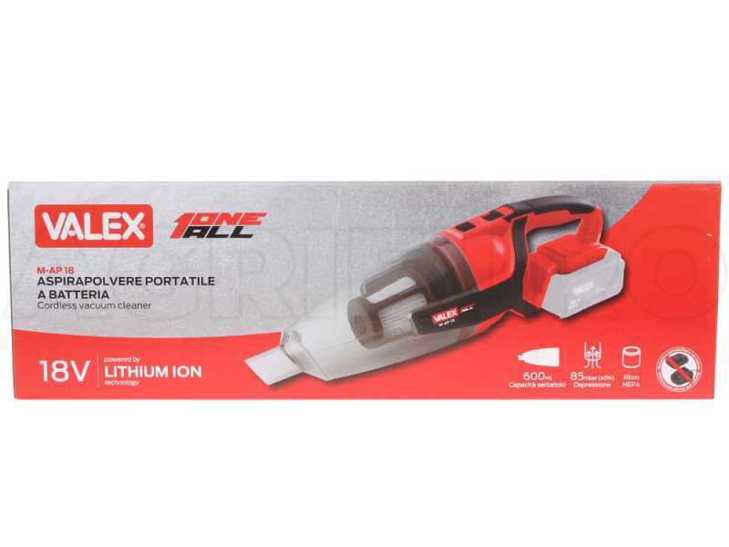 Valex M-AP 18 - Aspirapolvere a batteria portatile - 18V -  SENZA BATTERIE E CARICABATTERIE