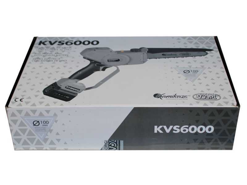 Volpi KVS6000 - Potatore manuale a batteria - 21.6V 4Ah - Barra da 19 cm