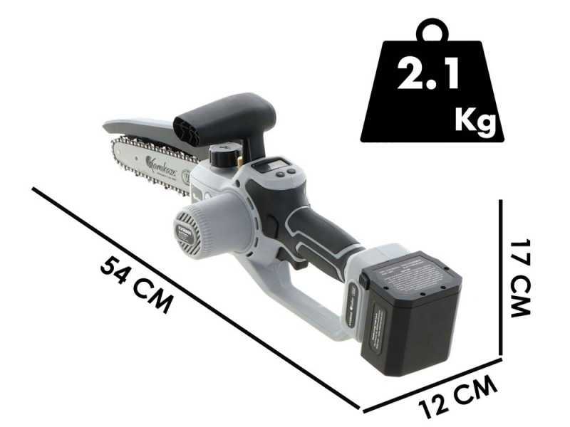 Volpi KVS8000 - Potatore manuale a batteria - 21.6V 4Ah - barra da 19 cm