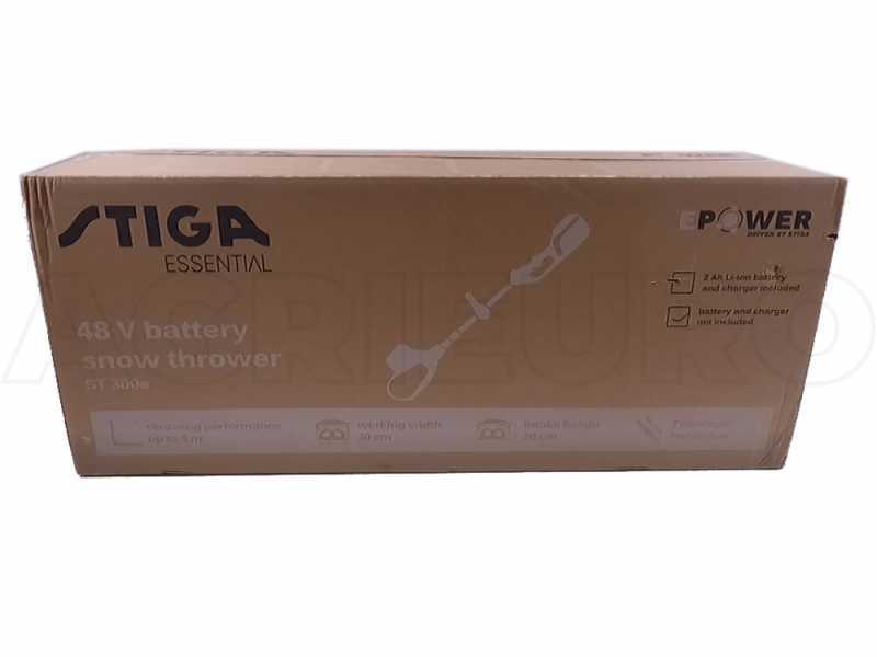 Stiga ST 300e - Spazzaneve a batteria - SENZA BATTERIE E CARICABATTERIE