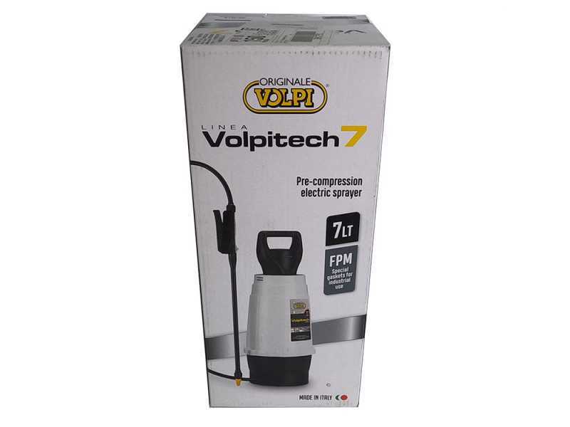 Pompa irroratrice portatile a batteria VOLPI VOLPITECH  VT7 - elettrica a spalla - 7 litri