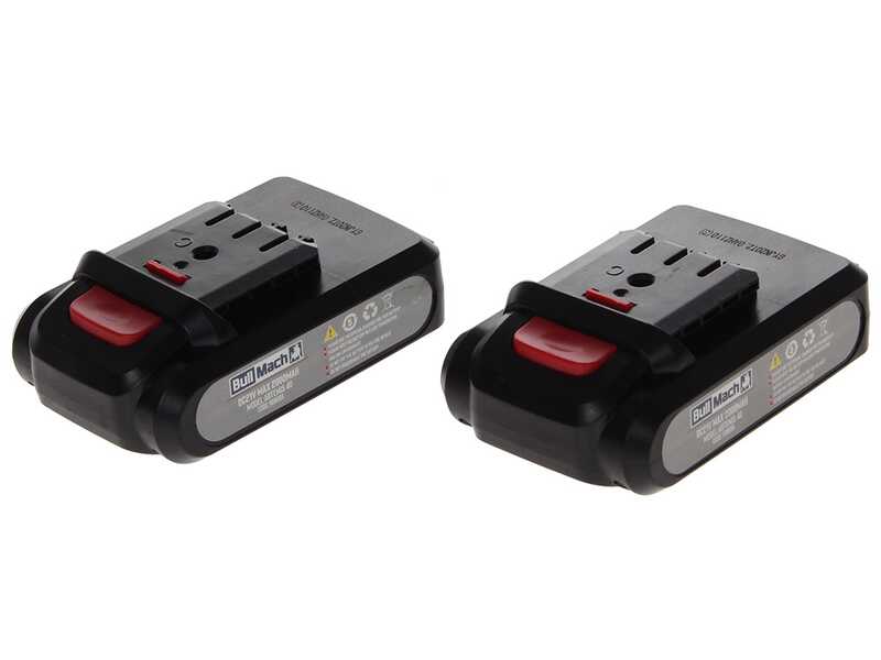 BullMach ARTEMIS 40 - Forbice elettrica da potatura -2x 21V 2Ah - Diametro di taglio 40mm