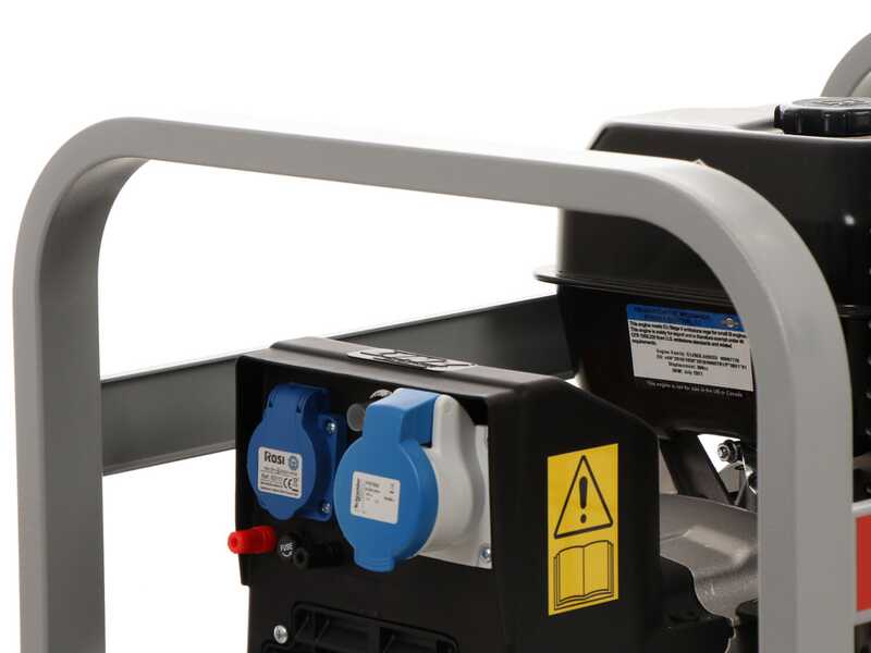 MOSA GE 5000 BBM - Generatore di corrente a benzina 4.5 kW - Continua 3.6 kW Monofase - Motore B&amp;S XR1450