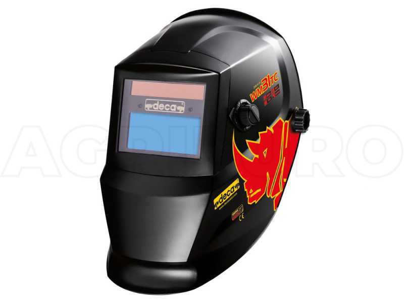 Maschera professionale Deca a casco per saldatura WM31TC LCD DIN 9&gt;13