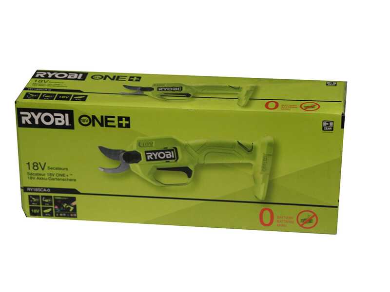 Ryobi RY18SCA-0 18V - Forbice elettrica da potatura - 18V 4Ah