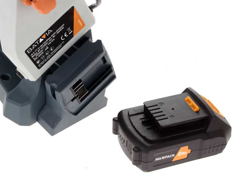 Aspiracenere a bidone Batavia - capienza 12 L - Batteria al litio da 18V/ 2.0ah