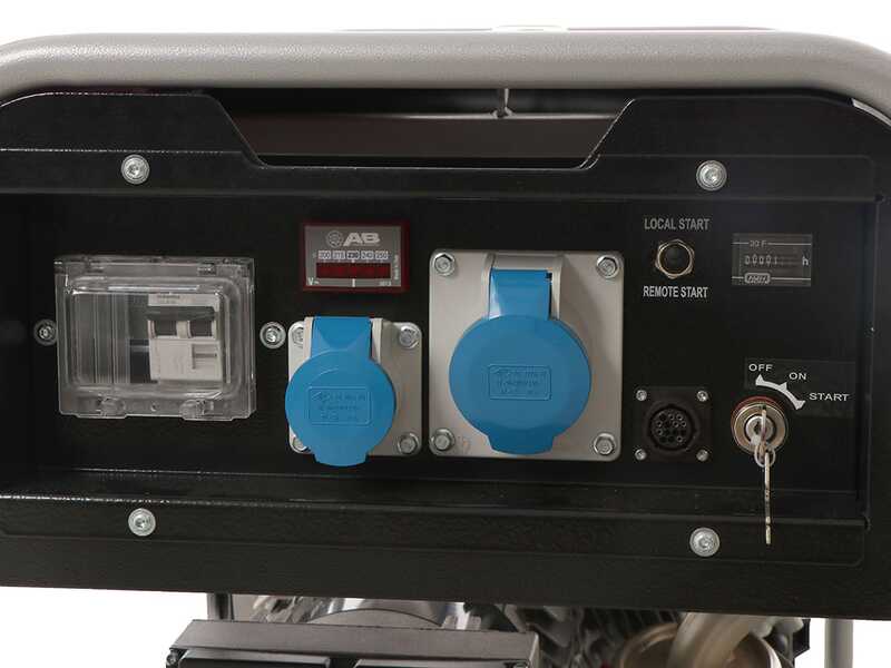 MOSA GE 5000 HBM-L AVR EAS - Generatore di corrente 4.4 KW monofase - Alternatore italiano - Motore Honda iGX270