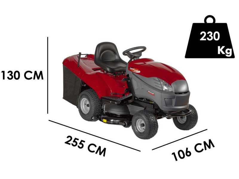 Castelgarden PTX 210 HD - Trattorino tosaerba - cambio idrostatico - cesto di raccolta