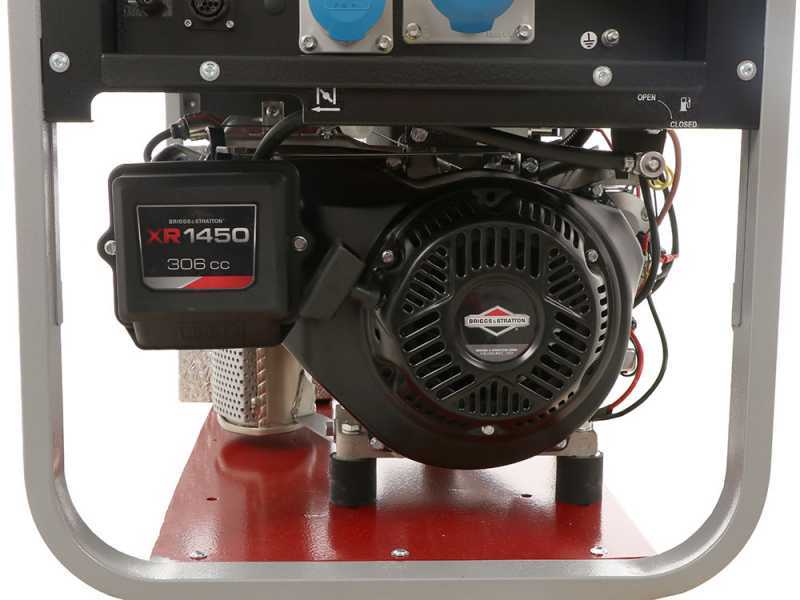 MOSA GE S-5000 BBM AVR EAS - Generatore di corrente a benzina con scheda AVR e avv. elettrico 4.5 kW - Continua 3.6 kW Monofase