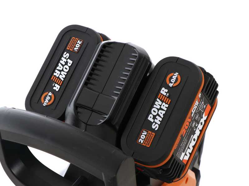 Worx WG583E - Soffiatore a batteria 3 in 1 - 2x20V/4Ah