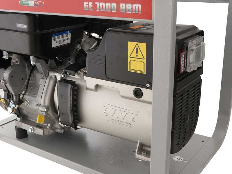 MOSA GE 7000 BBM - Generatore di corrente a benzina 6 kW - Continua 5 kW Monofase - Motore B&amp;S XR2100