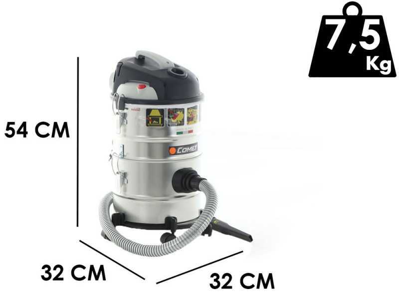 Comet CM 30 S - Bidone aspiratutto -  Multifunzione 4 in 1 - Serie Premium