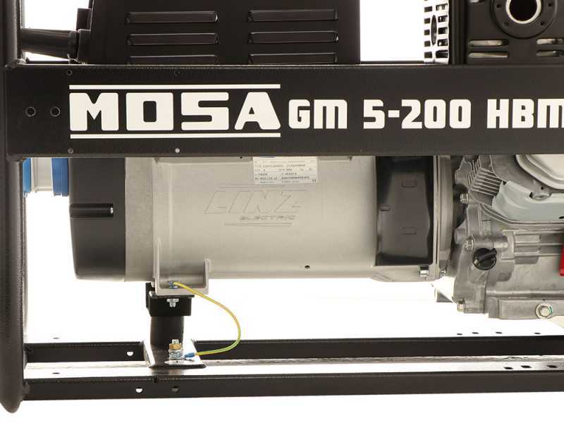 Mosa GM 5-200 HBM - Motosaldatrice a scoppio - Saldatura a elettrodo a corrente continua 200A