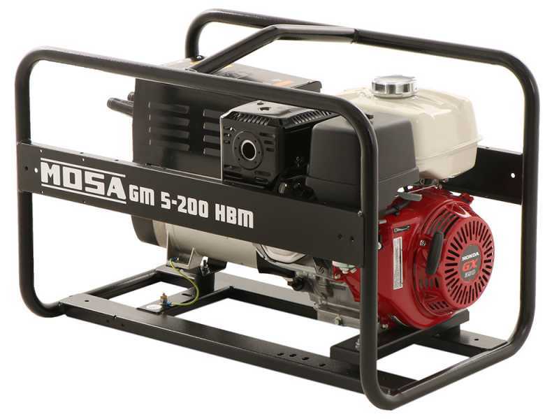 Mosa GM 5-200 HBM - Motosaldatrice a scoppio - Saldatura a elettrodo a corrente continua 200A
