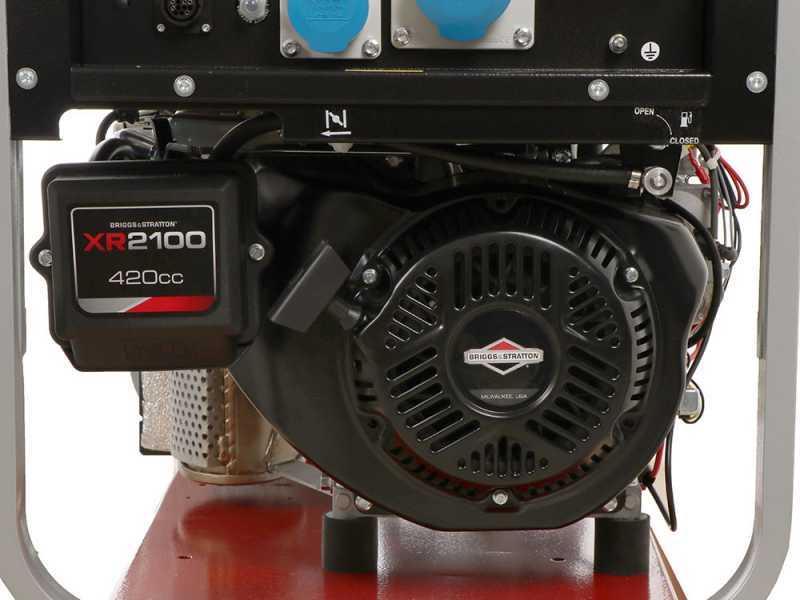 MOSA GE S-7000 BBM AVR EAS - Generatore di corrente a benzina con AVR e avv.elettrico 6.5 kW - Continua 5.4 kW Monofase