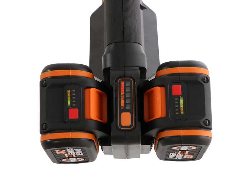 Worx NITRO WG585E - Soffiatore a batteria 2x20V/4Ah + in omaggio 2x20V/4Ah