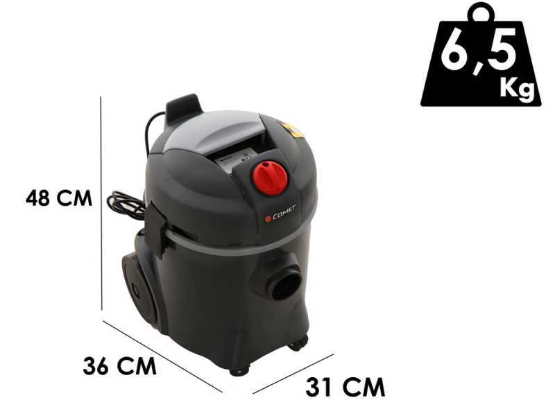 Comet 120 P Eco - Bidone aspiratutto - 20 lt - Polvere e liquidi - Serie Professionale