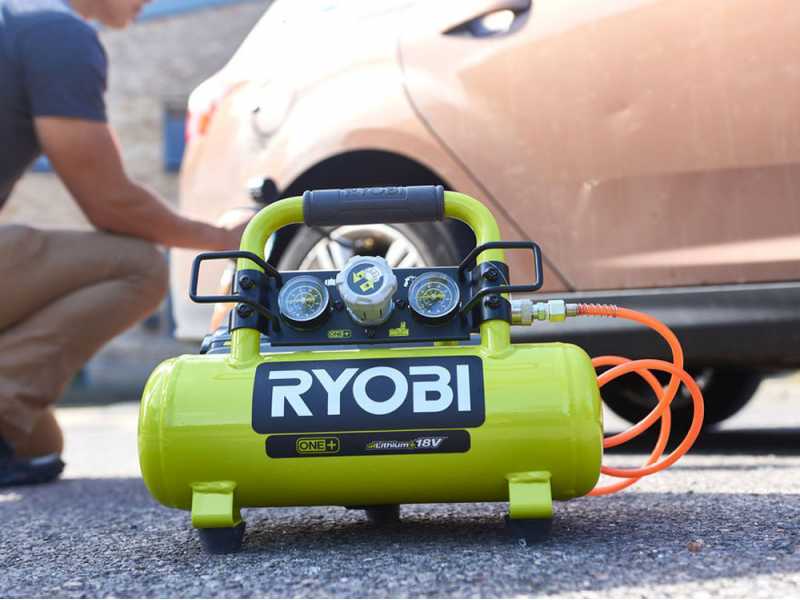Ryobi R18AC-0 - Compressore portatile a batteria - 18V - 4Ah