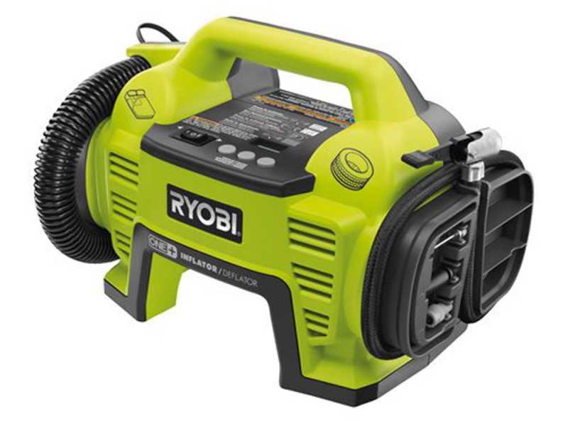 Ryobi R18I-0 - Compressore a batterie portatile - 18V - SENZA BATTERIE E E CARICABATTERIE