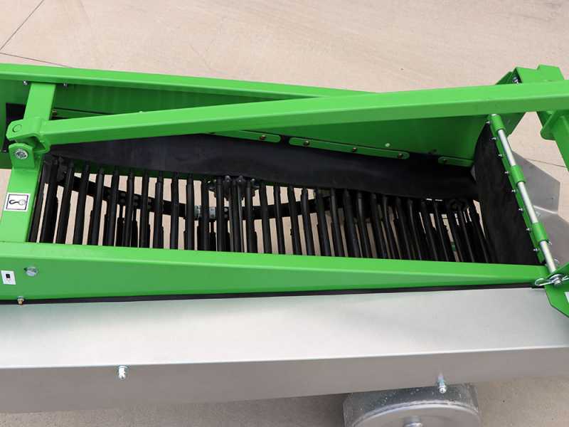 Bomet UPUS - Scavapatate a nastro trasportatore con copertura in gomma - Singola fila - Per trattore con attacco a tre punti