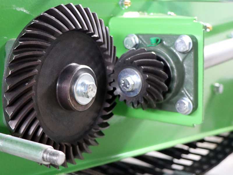 Bomet UPUS - Scavapatate a nastro trasportatore con copertura in gomma - Singola fila - Per trattore con attacco a tre punti