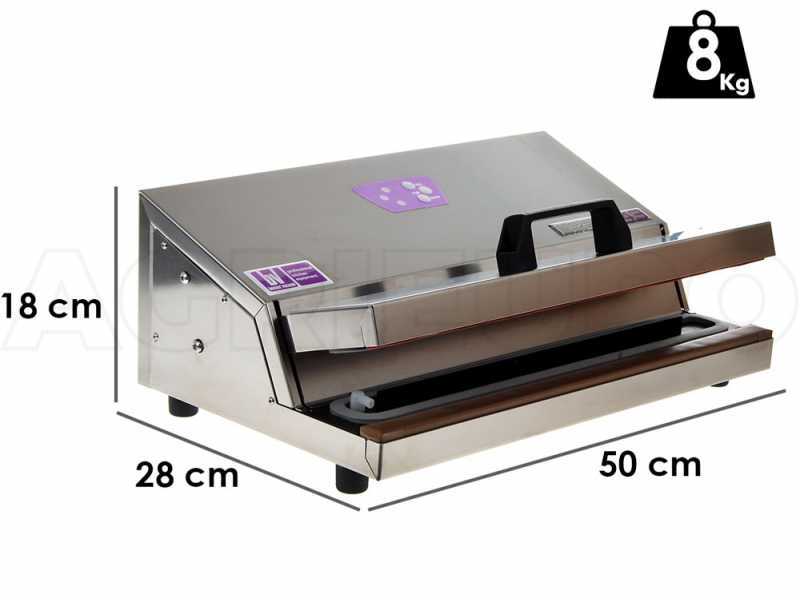 Besser Vacuum Fresh 43 - Macchina sottovuoto inox - Barra saldante da 43cm