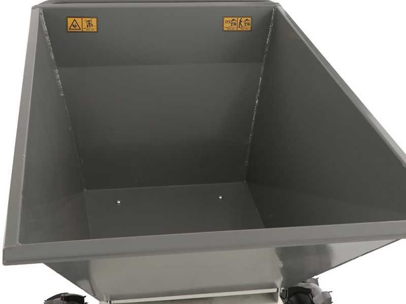 BlackStone BS-CAR 500 E-D - Carriola elettrica a batteria 48V 25Ah con cassone dumper