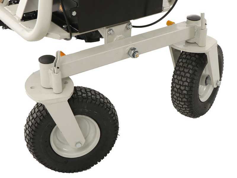 BlackStone BS-CAR 500 E-D - Carriola elettrica a batteria 48V 25Ah con cassone dumper