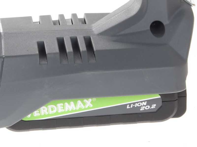 Elettrosega a batteria Verdemax SE20 - 20V 2Ah - barra da 25 cm
