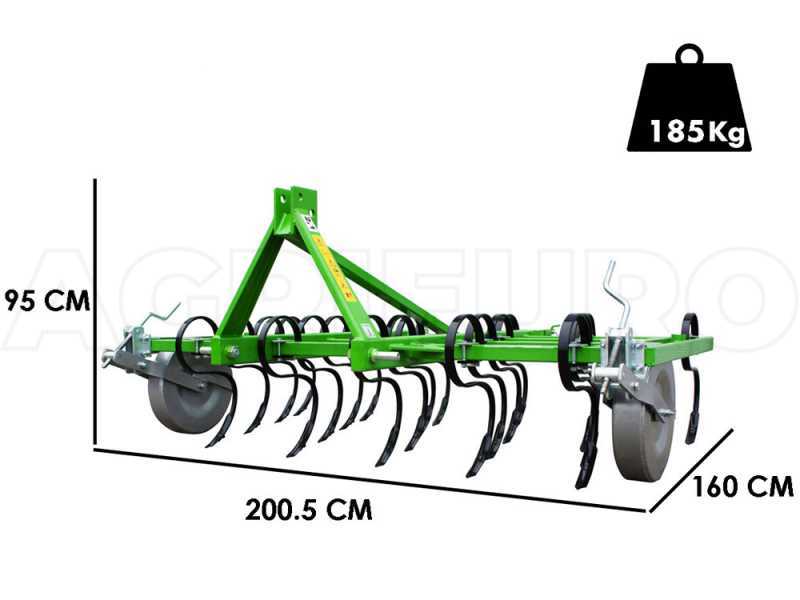 Bomet Carina S-Tines - Vibrocoltivatore - 18 denti - Larghezza di lavoro 180 cm