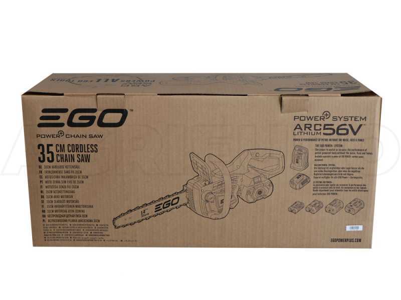 EGO CS1400E - Motosega a batteria 56V - Lama da 35cm - SENZA BATTERIA E CARICABATTERIE