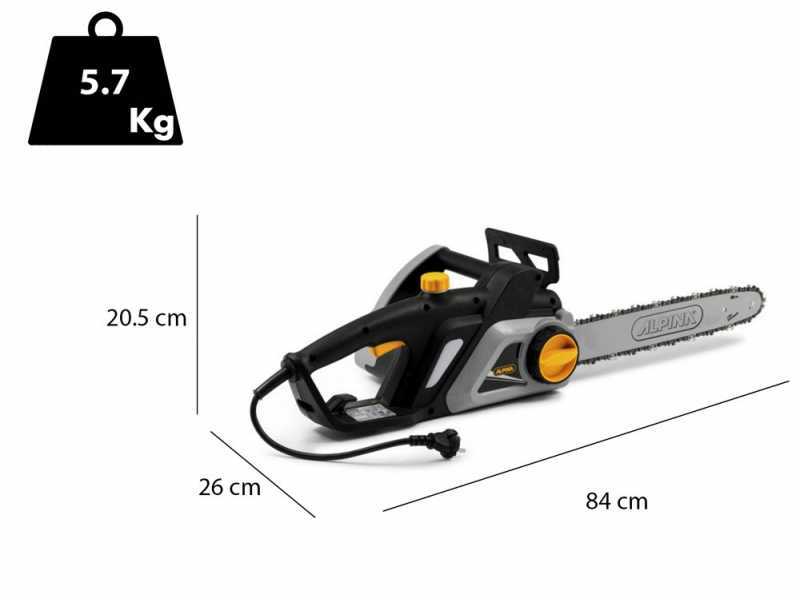 Alpina ACS 200 ET 16 - Elettrosega da 2000 W - Lama da 40cm