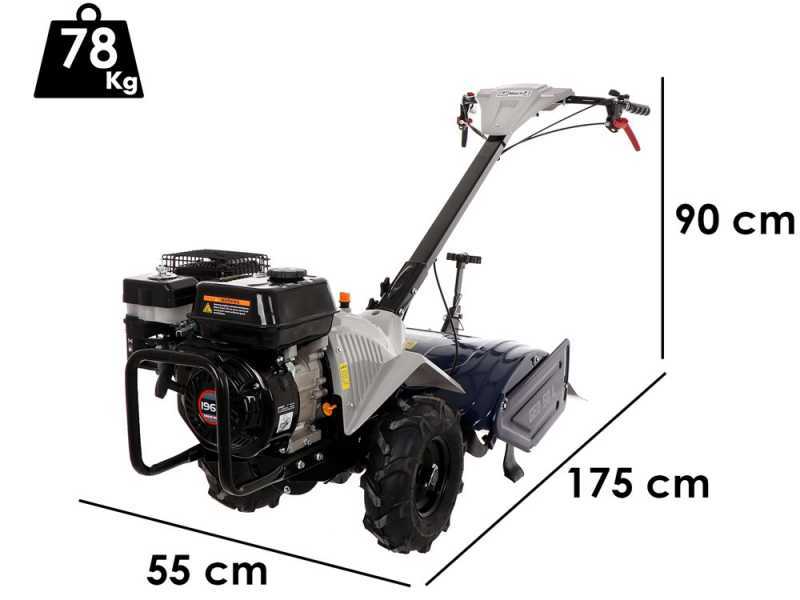 BullMach GEO 50 L - Motocoltivatore benzina - Loncin C200F - 6.5HP