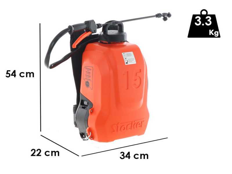 Stocker 403 Nebla - Pompa irroratrice a zaino a batteria - Serbatoio da 15 litri