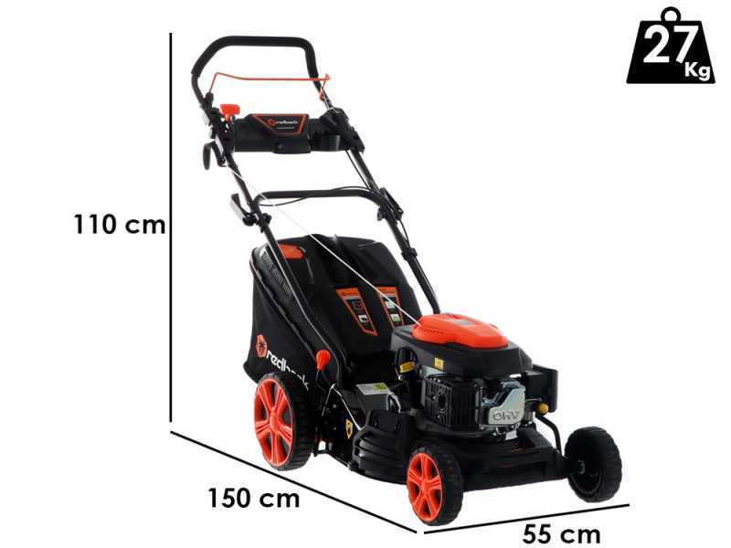 Redback S463HY-T6 - Tagliaerba a scoppio - 4 in 1 - Taglio da 45 cm