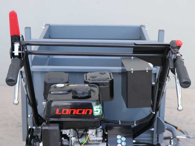 Wortex SFL 500-E - Motocarriola cingolata cassone estensibile 500Kg