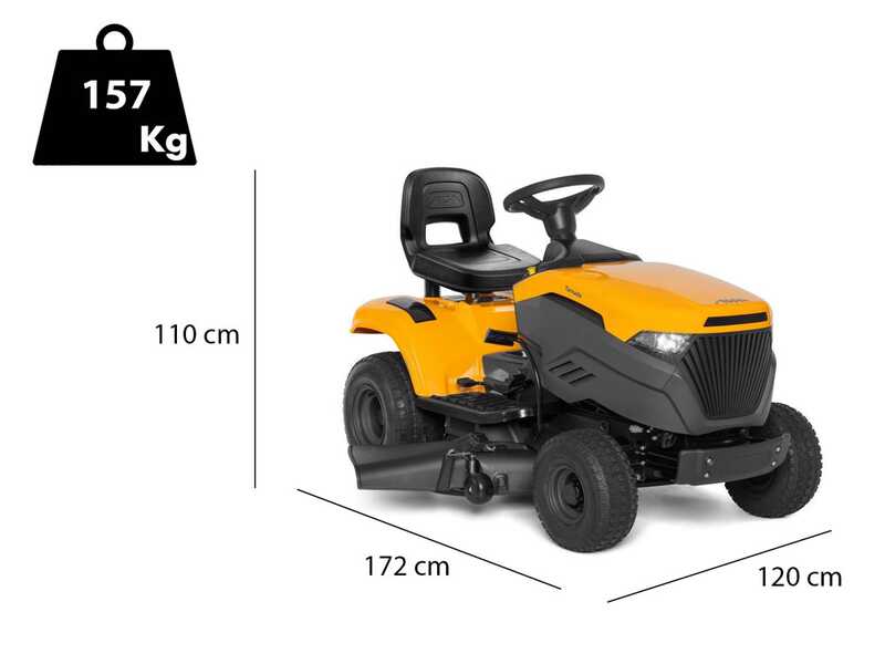 Stiga Tornado 5108 - Trattorino tosaerba - ST 500 - 452cc - scarico laterale e mulching