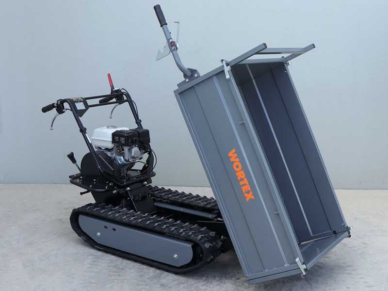 Wortex SFH 500 - Motocarriola cingolata cassone estensibile 500Kg