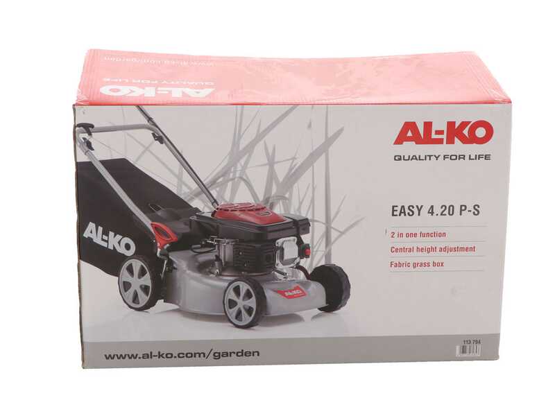 Al-Ko Easy 4.20 P-s - Tagliaerba a scoppio - 2 in 1 - Motore da 140cc