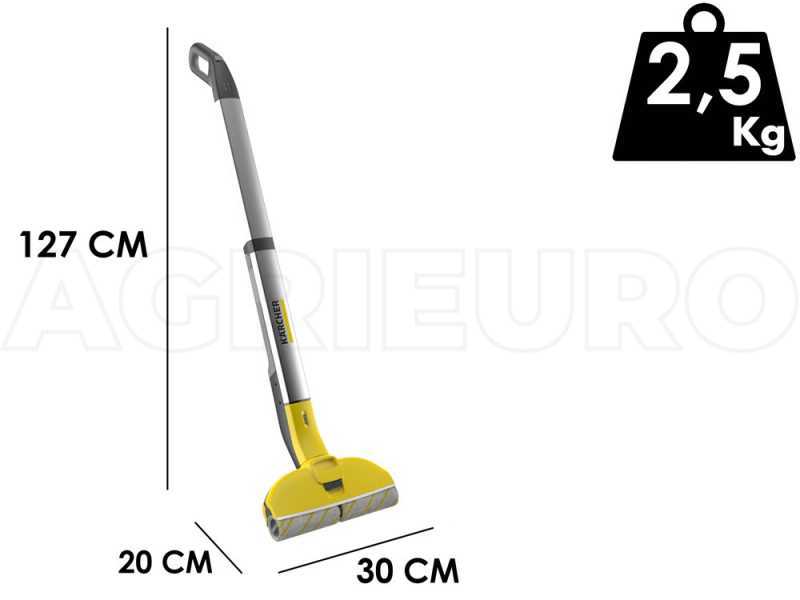 Karcher EWM 2 - Lavapavimenti a batteria senza fili 3 in 1: lava, asciuga, aspira