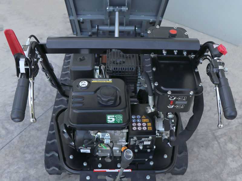 Wortex SFL 500-HS - Motocarriola cingolata cassone estensibile 500Kg