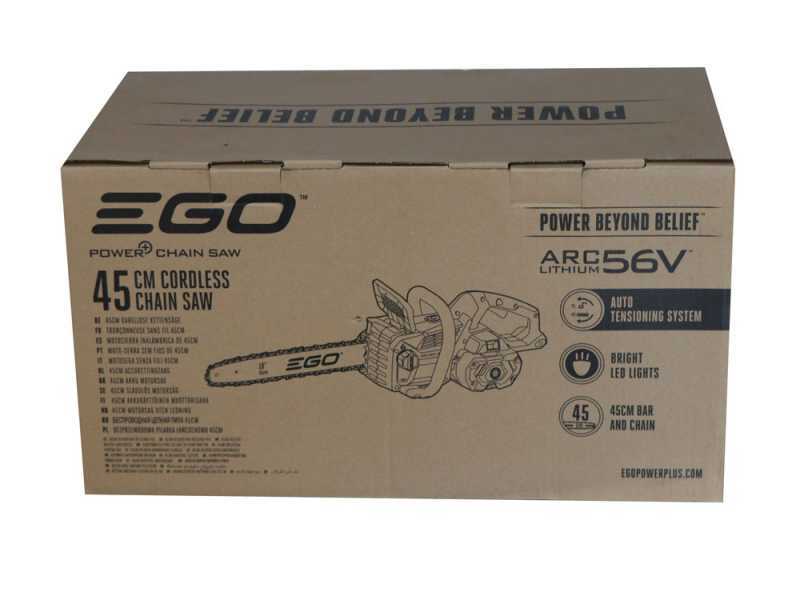 EGO CS1800E - Motosega a batteria 56V 2.5Ah - Lama da 45cm